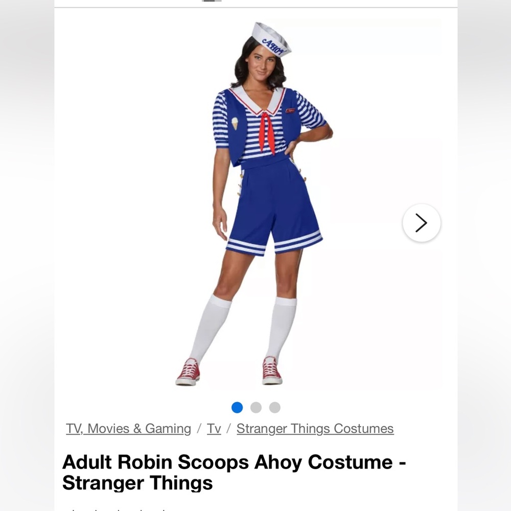 Costume Stranger Things- Robin Scoops - Adult Small- Scoops Ahoy Costume